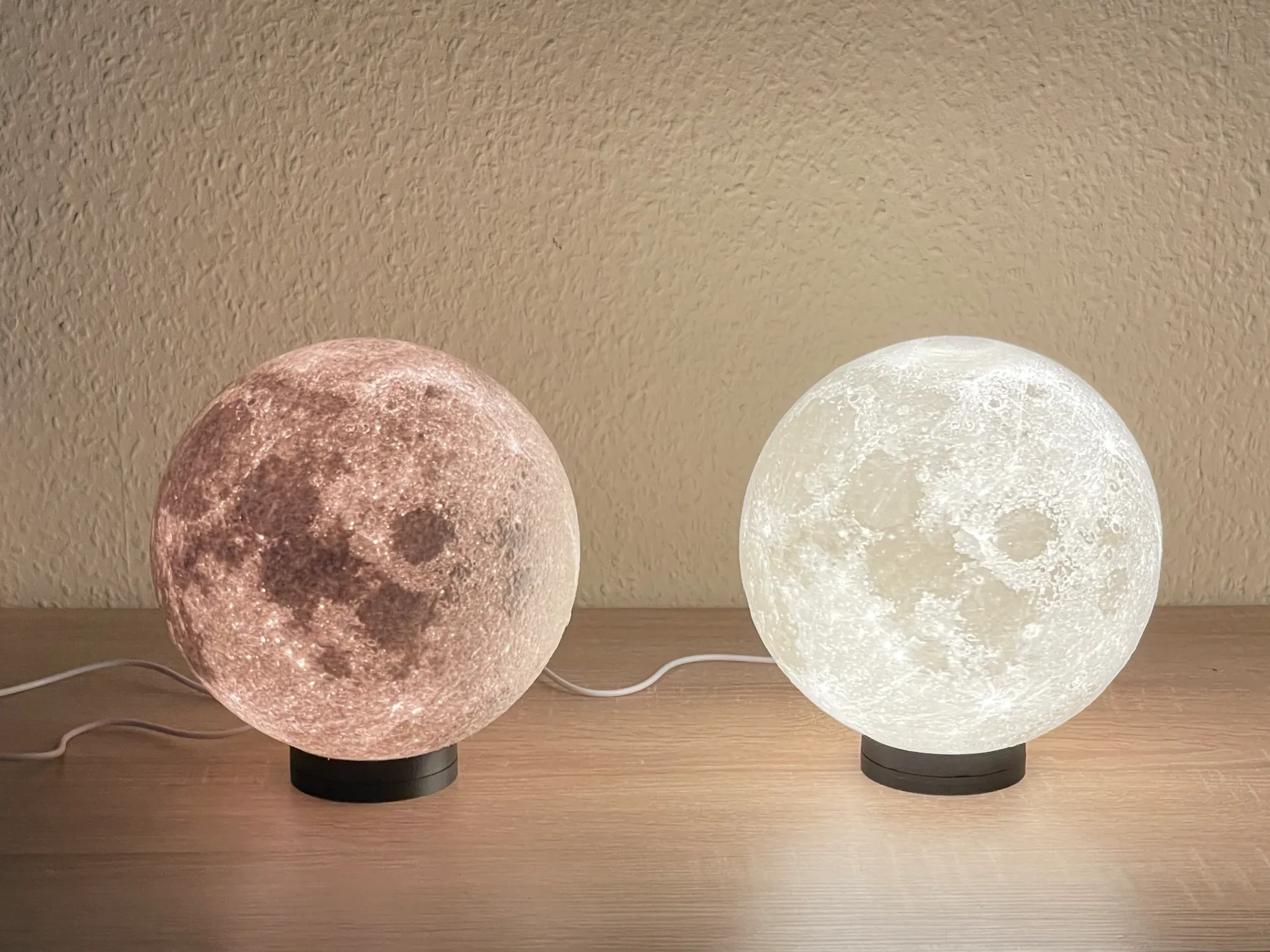 Lámpara Luna 3D — Luz Ambiental - Imagen 2