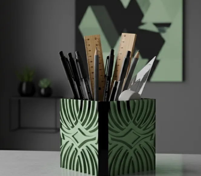 Contenedor Decorativo Greco Pattern